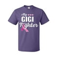 thumbnail image 1 of Inktastic Breast Cancer Awareness My Gigi is a Fighter T-Shirt, 1 of 5