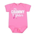 thumbnail image 1 of Inktastic Breast Cancer Awareness My Grammy is a Fighter Boys or Girls Baby Bodysuit, 1 of 5