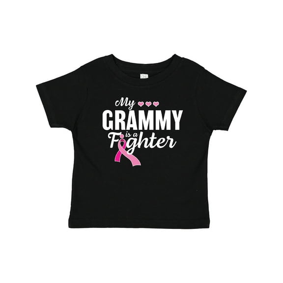 Inktastic Breast Cancer Awareness My Grammy is a Fighter Boys or Girls Baby T-Shirt