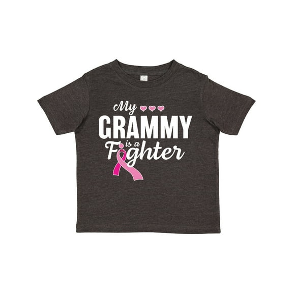 Inktastic Breast Cancer Awareness My Grammy is a Fighter Boys or Girls Toddler T-Shirt
