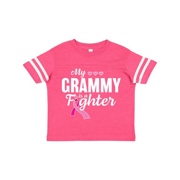 Inktastic Breast Cancer Awareness My Grammy is a Fighter Boys or Girls Toddler T-Shirt