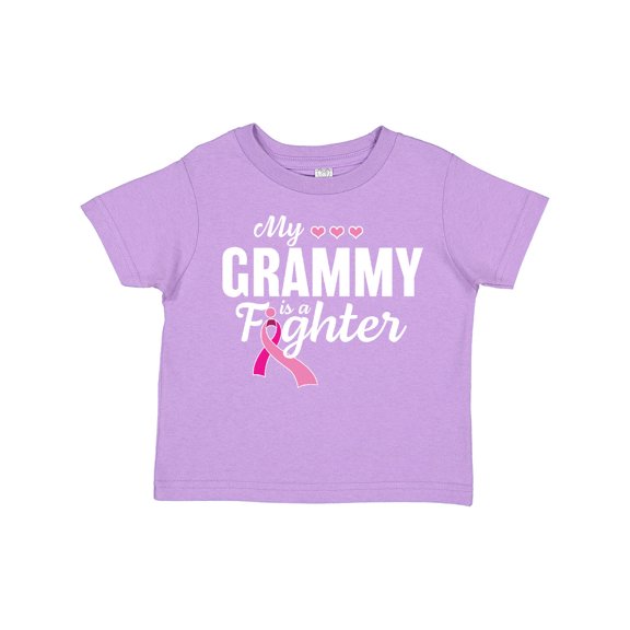 Inktastic Breast Cancer Awareness My Grammy is a Fighter Boys or Girls Toddler T-Shirt