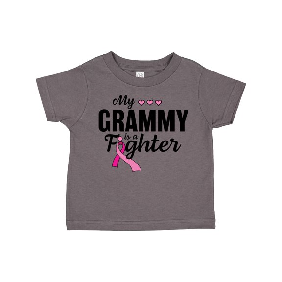 Inktastic Breast Cancer Awareness My Grammy is a Fighter Boys or Girls Toddler T-Shirt