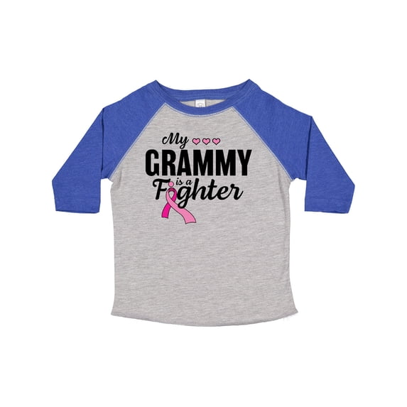 Inktastic Breast Cancer Awareness My Grammy is a Fighter Boys or Girls Toddler T-Shirt