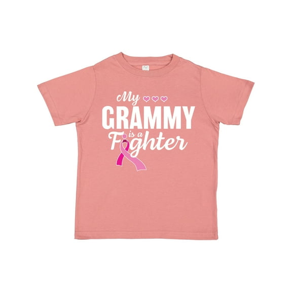 Inktastic Breast Cancer Awareness My Grammy is a Fighter Boys or Girls Toddler T-Shirt