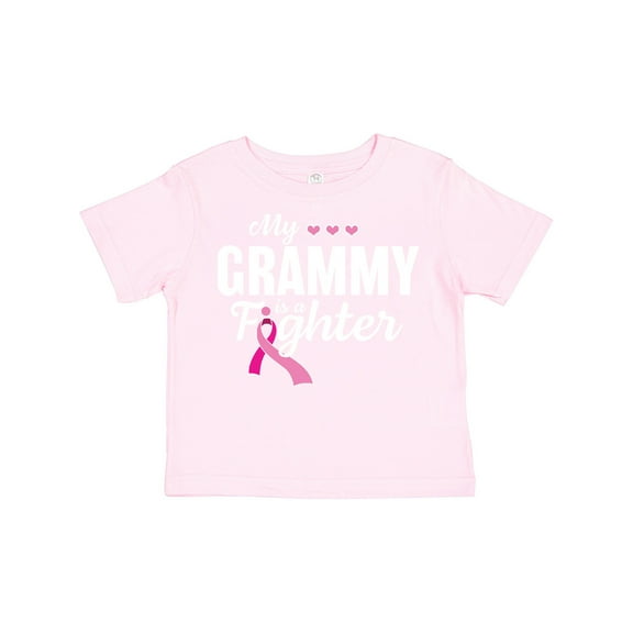Inktastic Breast Cancer Awareness My Grammy is a Fighter Boys or Girls Toddler T-Shirt