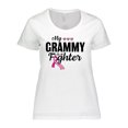 thumbnail image 1 of Inktastic Breast Cancer Awareness My Grammy is a Fighter Women's Plus Size T-Shirt, 1 of 5