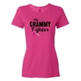 thumbnail image 1 of Inktastic Breast Cancer Awareness My Grammy is a Fighter Women's T-Shirt, 1 of 5