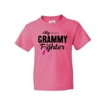 thumbnail image 1 of Inktastic Breast Cancer Awareness My Grammy is a Fighter Youth T-Shirt, 1 of 5