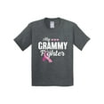 thumbnail image 1 of Inktastic Breast Cancer Awareness My Grammy is a Fighter Youth T-Shirt, 1 of 5