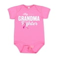thumbnail image 1 of Inktastic Breast Cancer Awareness My Grandma is a Fighter Boys or Girls Baby Bodysuit, 1 of 5
