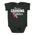 thumbnail image 1 of Inktastic Breast Cancer Awareness My Grandma is a Fighter Boys or Girls Baby Bodysuit, 1 of 5
