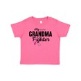 thumbnail image 1 of Inktastic Breast Cancer Awareness My Grandma is a Fighter Boys or Girls Baby T-Shirt, 1 of 5