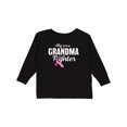 thumbnail image 1 of Inktastic Breast Cancer Awareness My Grandma is a Fighter Boys or Girls Long Sleeve Toddler T-Shirt, 1 of 5