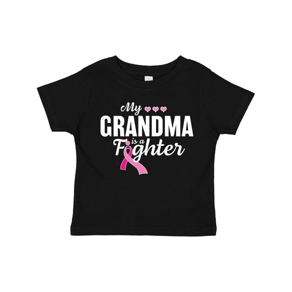 Inktastic Breast Cancer Awareness My Grandma is a Fighter Boys or Girls Toddler T-Shirt