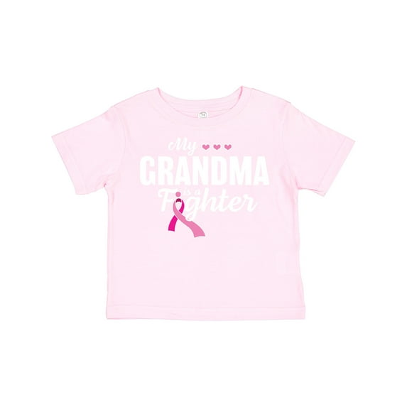Inktastic Breast Cancer Awareness My Grandma is a Fighter Boys or Girls Toddler T-Shirt