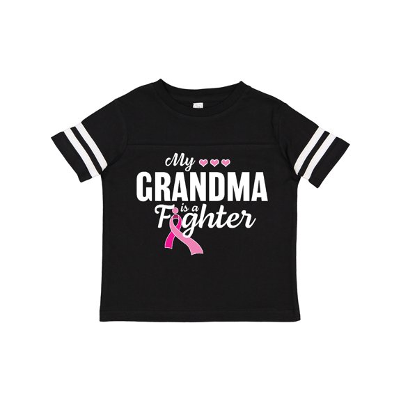 Inktastic Breast Cancer Awareness My Grandma is a Fighter Boys or Girls Toddler T-Shirt