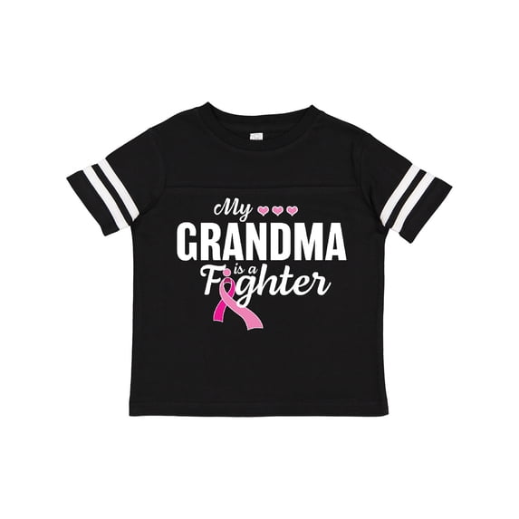 Inktastic Breast Cancer Awareness My Grandma is a Fighter Boys or Girls Toddler T-Shirt