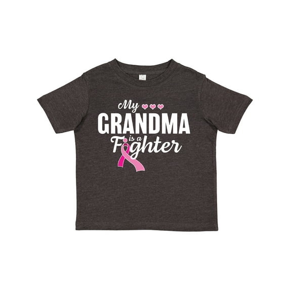 Inktastic Breast Cancer Awareness My Grandma is a Fighter Boys or Girls Toddler T-Shirt
