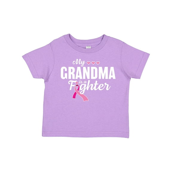 Inktastic Breast Cancer Awareness My Grandma is a Fighter Boys or Girls Toddler T-Shirt