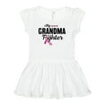 thumbnail image 1 of Inktastic Breast Cancer Awareness My Grandma is a Fighter Girls Baby Dress, 1 of 5