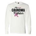 thumbnail image 1 of Inktastic Breast Cancer Awareness My Grandma is a Fighter Long Sleeve T-Shirt, 1 of 5