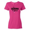 thumbnail image 1 of Inktastic Breast Cancer Awareness My Grandma is a Fighter Women's T-Shirt, 1 of 5