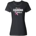 thumbnail image 1 of Inktastic Breast Cancer Awareness My Grandma is a Fighter Women's T-Shirt, 1 of 5
