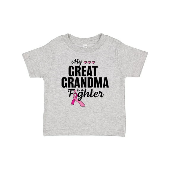 Inktastic Breast Cancer Awareness My Great Grandma is a Fighter Boys or Girls Baby T-Shirt