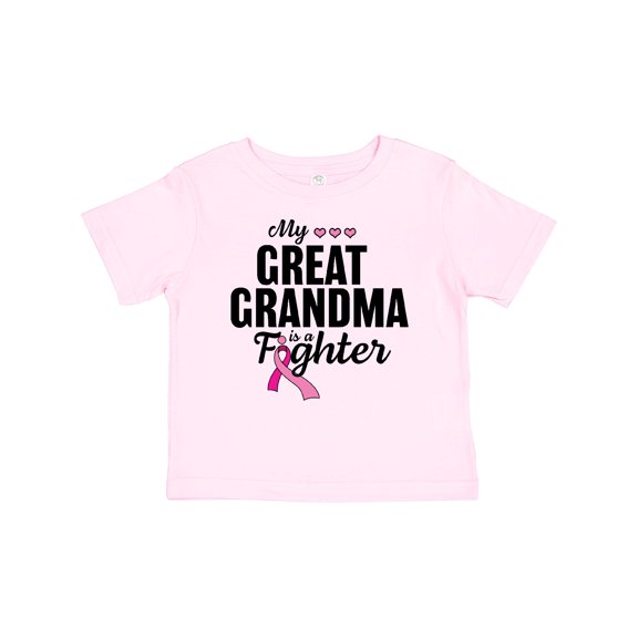 Inktastic Breast Cancer Awareness My Great Grandma is a Fighter Boys or Girls Baby T-Shirt