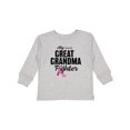 thumbnail image 1 of Inktastic Breast Cancer Awareness My Great Grandma is a Fighter Boys or Girls Long Sleeve Toddler T-Shirt, 1 of 5