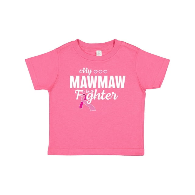 Inktastic Breast Cancer Awareness My Mawmaw is a Fighter Boys or Girls Baby T-Shirt