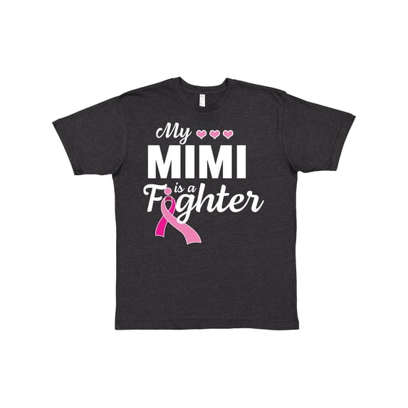 Inktastic Breast Cancer Awareness My Mimi is a Fighter T-Shirt
