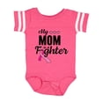 thumbnail image 1 of Inktastic Breast Cancer Awareness My Mom is a Fighter Boys or Girls Baby Bodysuit, 1 of 5