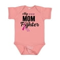 thumbnail image 1 of Inktastic Breast Cancer Awareness My Mom is a Fighter Boys or Girls Baby Bodysuit, 1 of 5