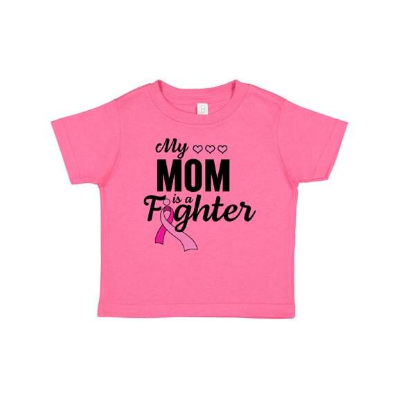 Inktastic Breast Cancer Awareness My Mom is a Fighter Boys or Girls Baby T-Shirt