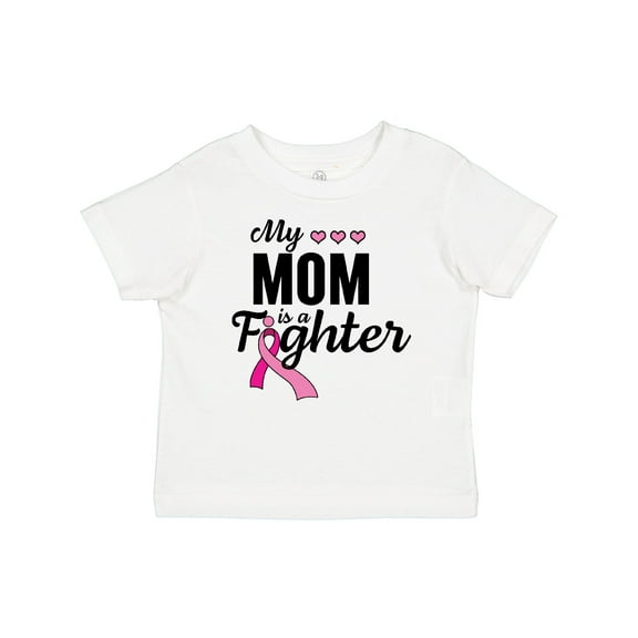 Inktastic Breast Cancer Awareness My Mom is a Fighter Boys or Girls Baby T-Shirt