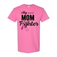 thumbnail image 1 of Inktastic Breast Cancer Awareness My Mom is a Fighter T-Shirt, 1 of 5