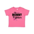 thumbnail image 1 of Inktastic Breast Cancer Awareness My Mommy is a Fighter Boys or Girls Baby T-Shirt, 1 of 5