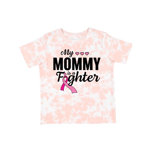 Inktastic Breast Cancer Awareness My Mommy is a Fighter Boys or Girls Toddler T-Shirt