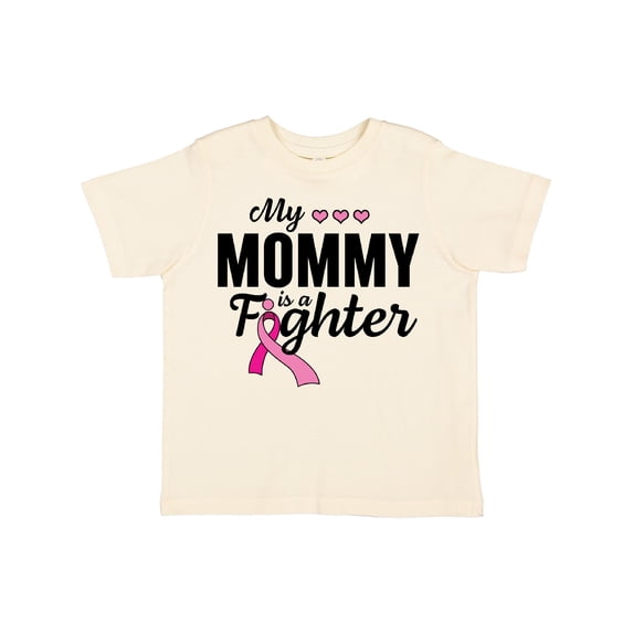 Inktastic Breast Cancer Awareness My Mommy is a Fighter Boys or Girls Toddler T-Shirt