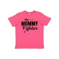 thumbnail image 1 of Inktastic Breast Cancer Awareness My Mommy is a Fighter Youth T-Shirt, 1 of 5