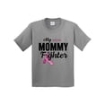 thumbnail image 1 of Inktastic Breast Cancer Awareness My Mommy is a Fighter Youth T-Shirt, 1 of 5