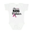 thumbnail image 1 of Inktastic Breast Cancer Awareness My Nana is a Fighter Boys or Girls Baby Bodysuit, 1 of 5