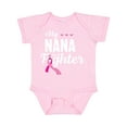 thumbnail image 1 of Inktastic Breast Cancer Awareness My Nana is a Fighter Boys or Girls Baby Bodysuit, 1 of 5