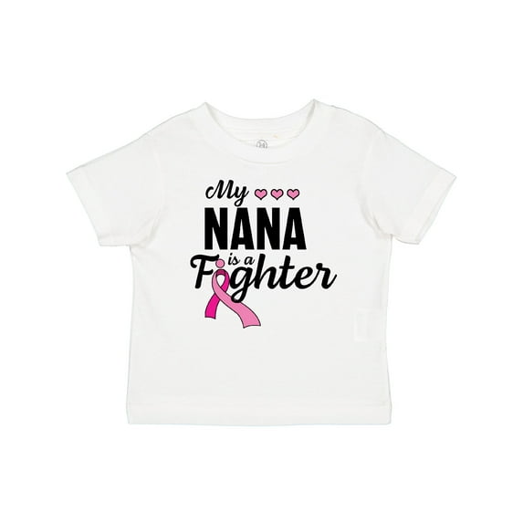 Inktastic Breast Cancer Awareness My Nana is a Fighter Boys or Girls Baby T-Shirt