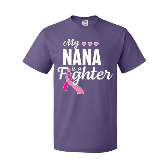 Inktastic Breast Cancer Awareness My Nana is a Fighter T-Shirt