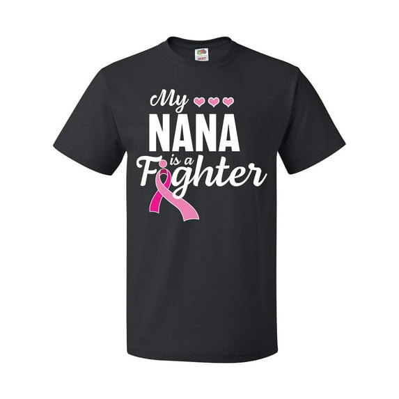 Inktastic Breast Cancer Awareness My Nana is a Fighter T-Shirt