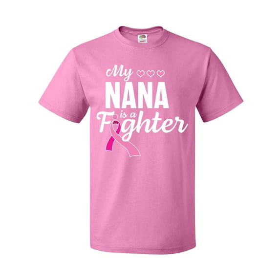 Inktastic Breast Cancer Awareness My Nana is a Fighter T-Shirt