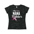 thumbnail image 1 of Inktastic Breast Cancer Awareness My Nana is a Fighter Women's T-Shirt, 1 of 5